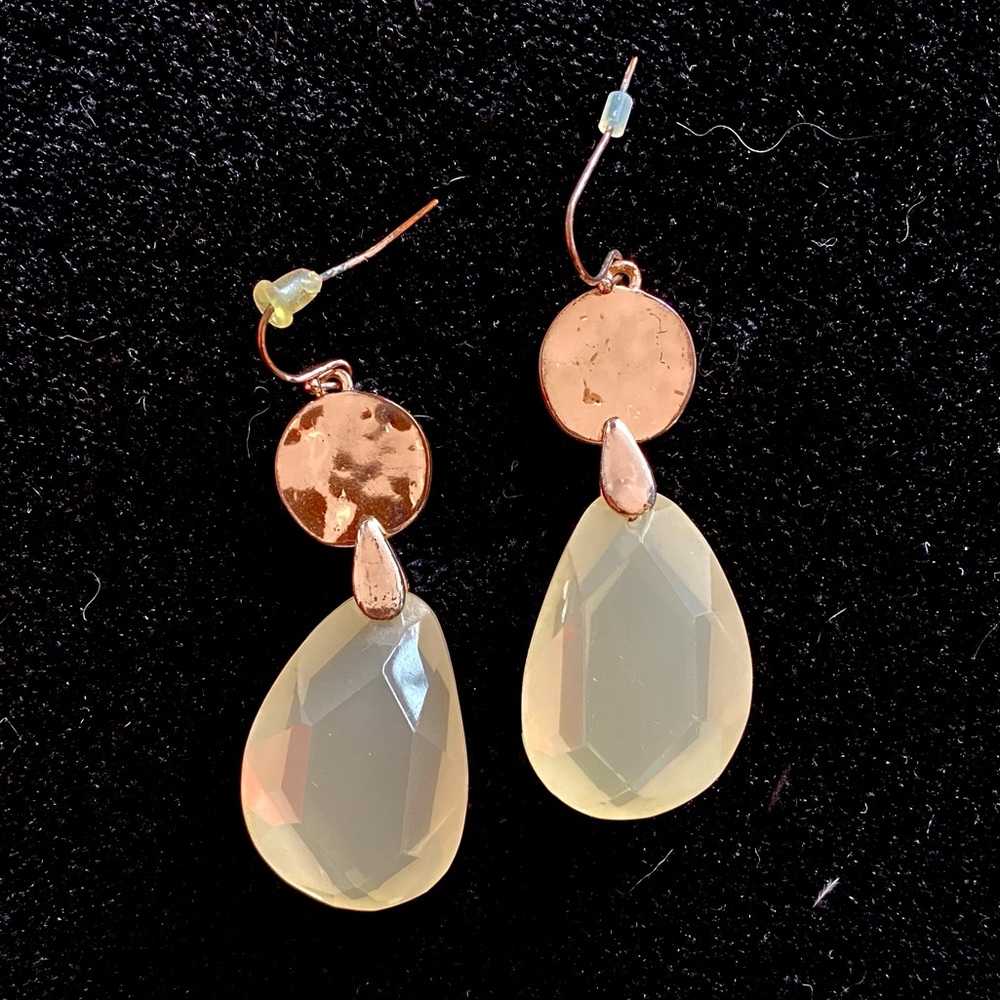 Tahari Rose Gold Earrings